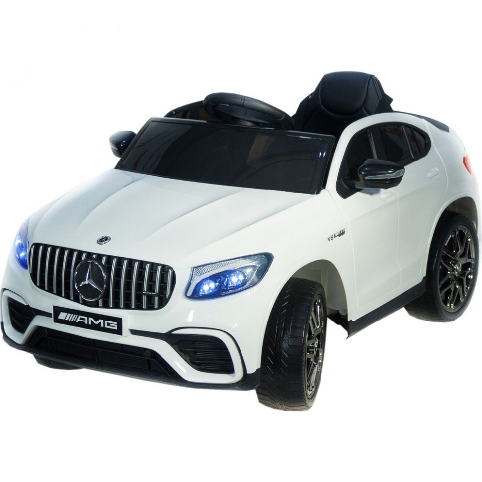 Детский электромобиль Toyland Mercedes Benz GLC 63S Coupe белый Детский электромобиль Toyland Mercedes Benz GLC 63S Coupe белый