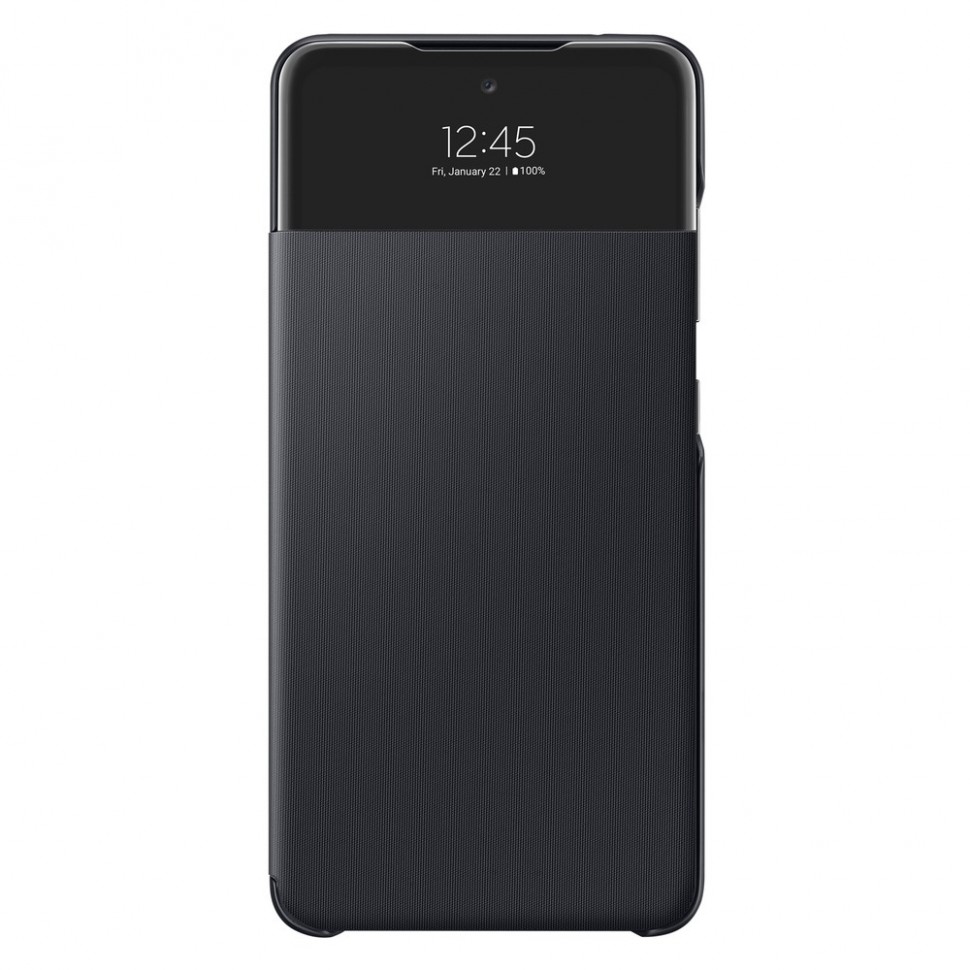 Чехол для смартфона Samsung Smart S View Wallet Cover для Galaxy A52, чёрный Чехол для смартфона Samsung Smart S View Wallet Cover для Galaxy A52, чёрный