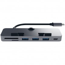 USB разветвитель Satechi Clamp Hub Pro, серый (ST-TCIMHM)