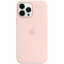 Чехол для смартфона Apple iPhone 13 Pro Max Silicone Case MagSafe, розовый мел