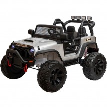 Детский электромобиль Toyland Jeep 24V JC666 серебро краска