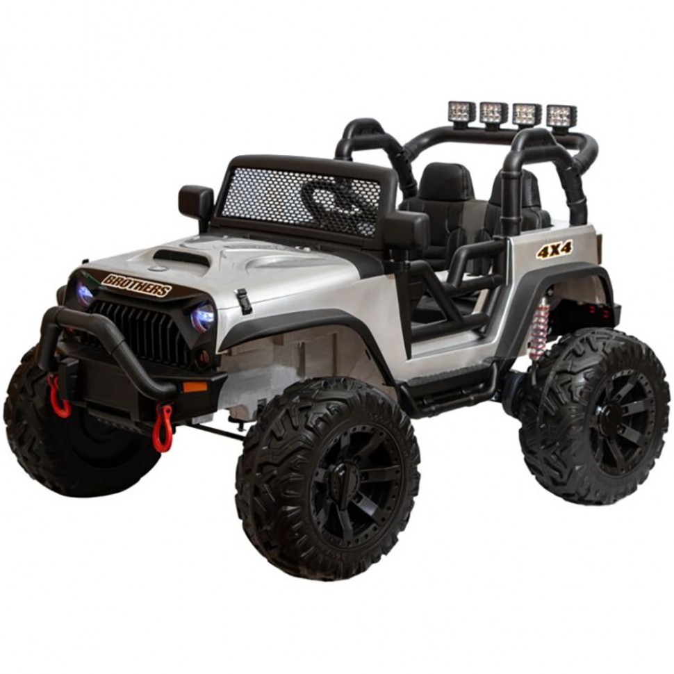 Детский электромобиль Toyland Jeep 24V JC666 серебро краска Детский электромобиль Toyland Jeep 24V JC666 серебро краска