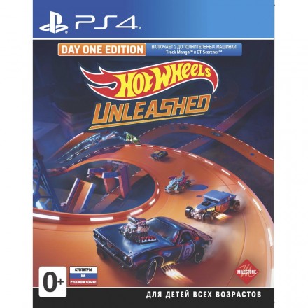 Hot Wheels Unleashed. Day One Edition PS4, русские субтитры