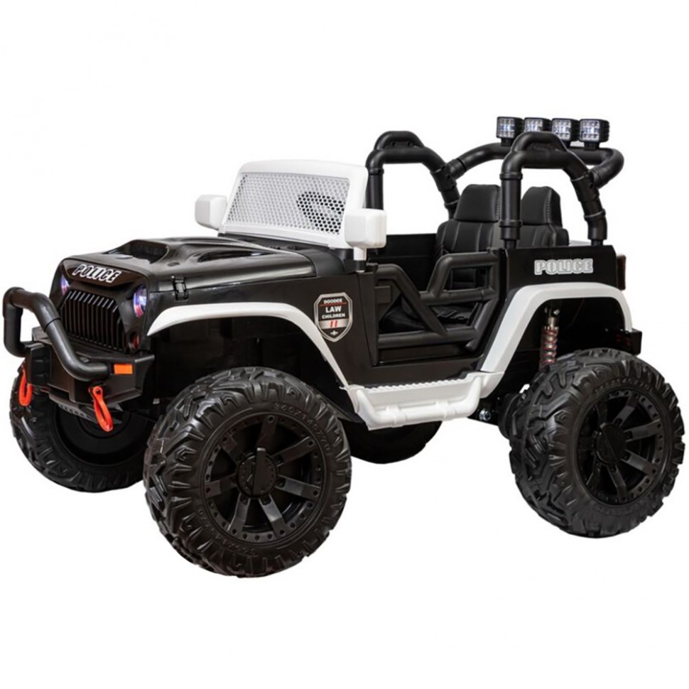 Детский электромобиль Toyland Jeep 24V JC666 Police чёрный Детский электромобиль Toyland Jeep 24V JC666 Police чёрный