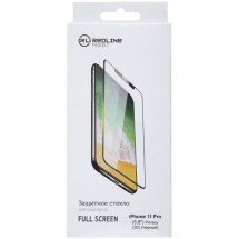 Защитное стекло Red Line Full Screen tempered glass Privacy для Apple iPhone 11 Pro, чёрная рамка