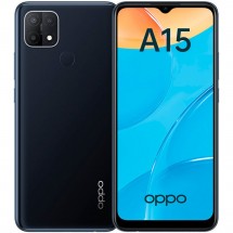 Смартфон Oppo A15 Black 32 ГБ чёрный