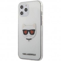 Чехол для смартфона Karl Lagerfeld Choupette head case hearts для iPhone 12 mini, прозрачный