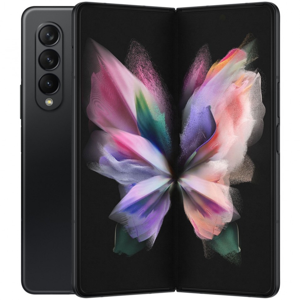 Смартфон Samsung Galaxy Z Fold3 512 ГБ чёрный Смартфон Samsung Galaxy Z Fold3 512 ГБ чёрный