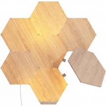 Система умного освещения Nanoleaf Elements Wood Look Hexagons Starter Kit EU (7 Panels)