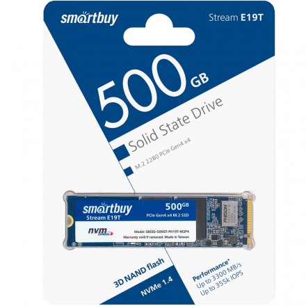 Жесткий диск SmartBuy 500GB Stream E19T (SBSSD-500GT-PH19T-M2P4)