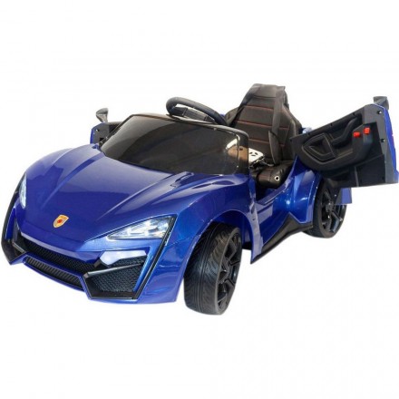 Детский электромобиль Toyland Lykan Hypersport 4х4 QLS 5188 синий