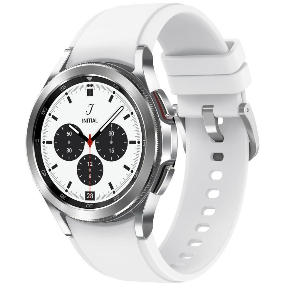 Смарт-часы Samsung Galaxy Watch4 Classic 42 мм (SM-R880NZSACIS) Серебристый Смарт-часы Samsung Galaxy Watch4 Classic 42 мм (SM-R880NZSACIS) Серебристый
