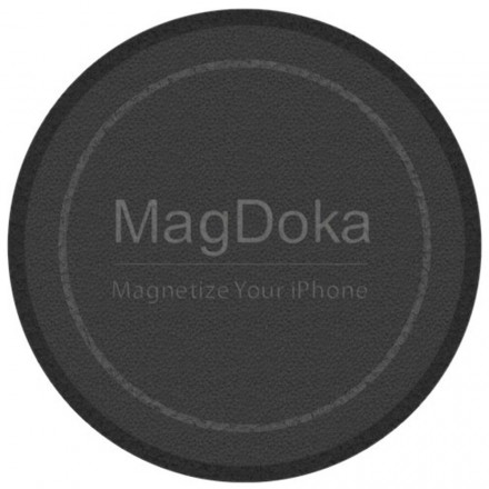 Магнитная накладка SwitchEasy MagDoka Mounting Disc для Apple iPhone 11/12, чёрный