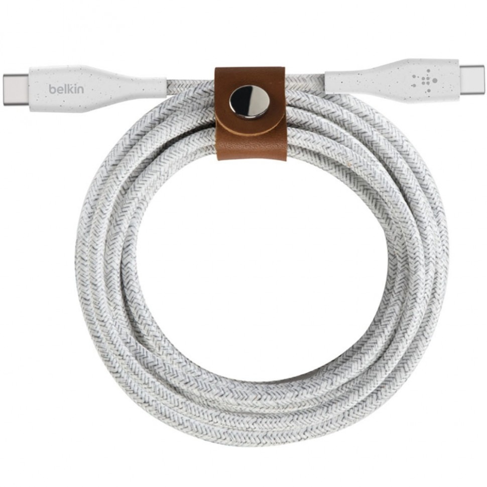 Кабель Belkin Boostcharge USB-C - USB-C 1.2 м, белый Кабель Belkin Boostcharge USB-C - USB-C 1.2 м, белый