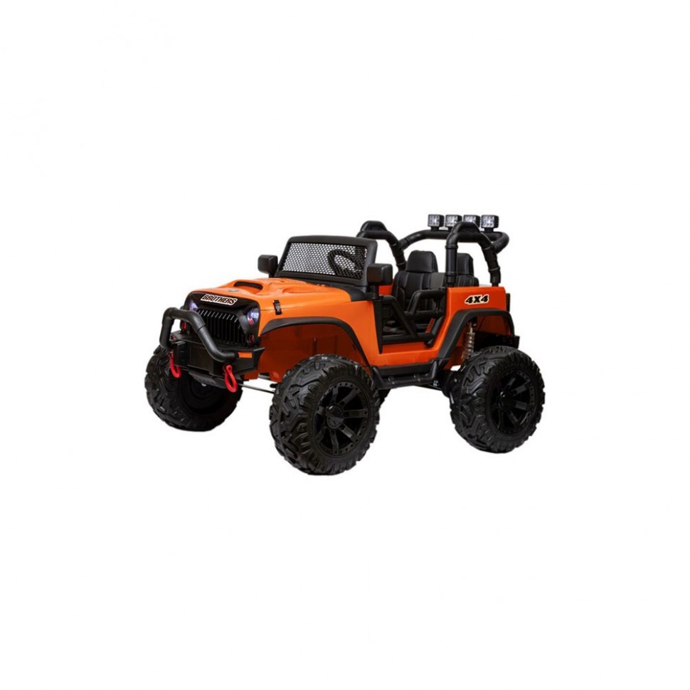 Детский электромобиль Toyland Jeep 12V 4х4 JC666 оранжевый Детский электромобиль Toyland Jeep 12V 4х4 JC666 оранжевый