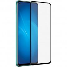 Защитное стекло Red Line Full screen tempered glass для Oppo Reno 5, чёрная рамка