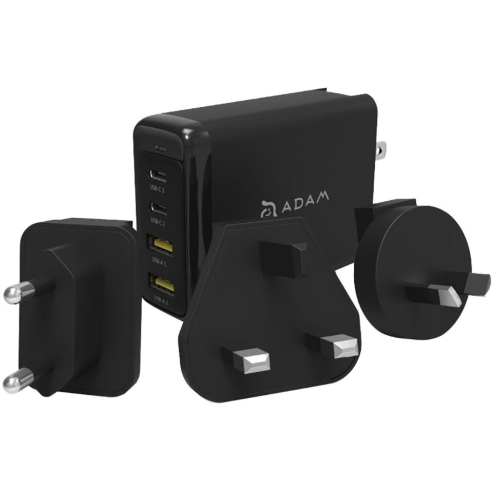 Зарядное устройство Adam Elements OMNIA PRO (USB-A, USB Type-C), чёрный Зарядное устройство Adam Elements OMNIA PRO (USB-A, USB Type-C), чёрный