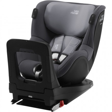 Детское автокресло Britax Roemer Dualfix Isense Midnight Grey + база Flex Base Isense