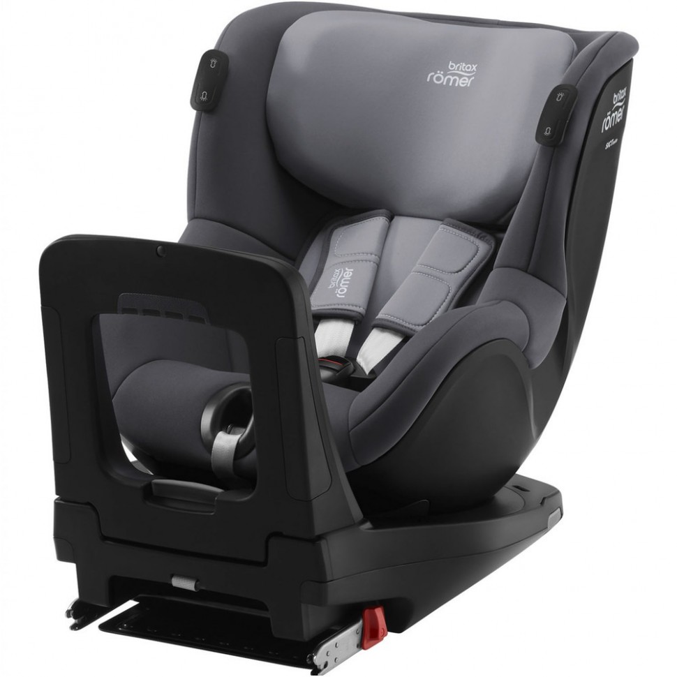 Детское автокресло Britax Roemer Dualfix Isense Midnight Grey + база Flex Base Isense