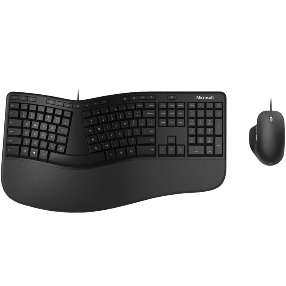 Комплект клавиатуры и мыши Microsoft Ergonomic Desktop For Business NEW (RJY-00011) Комплект клавиатуры и мыши Microsoft Ergonomic Desktop For Business NEW (RJY-00011)