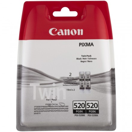 Картридж Canon PGI-520 2932B012 Black TWIN