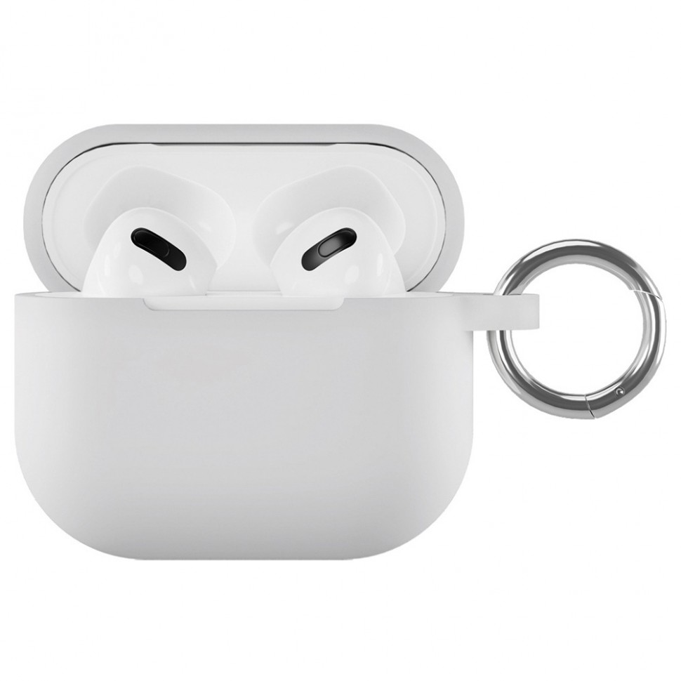 Чехол для наушников VLP Silicone Case с кольцом SCAP4-25WH белый Чехол для наушников VLP Silicone Case с кольцом SCAP4-25WH белый