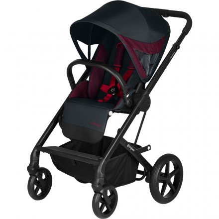 Детская коляска Cybex Balios S Lux FE Ferrari Victory Black с дождевиком