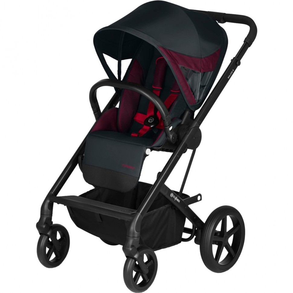 Детская коляска Cybex Balios S Lux FE Ferrari Victory Black с дождевиком