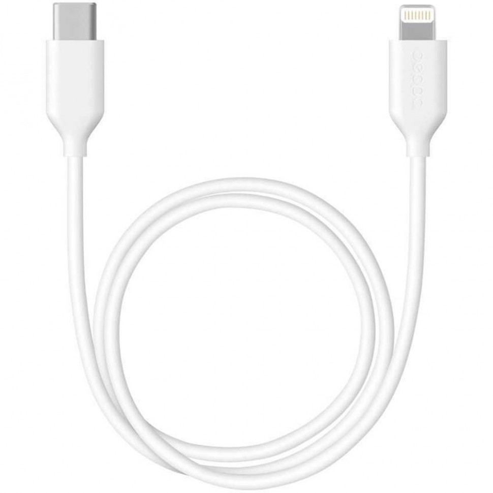 Кабель Deppa USB-C-Lightning, 1.2 м, белый Кабель Deppa USB-C-Lightning, 1.2 м, белый