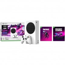 Игровая приставка Microsoft Xbox Series S 512GB + Fortnite + Rocket League + Xbox Game Pass Ultimate на 3 месяца