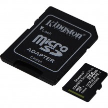Карта памяти Kingston Canvas Select Plus MicroSDXC 256GB с адаптером