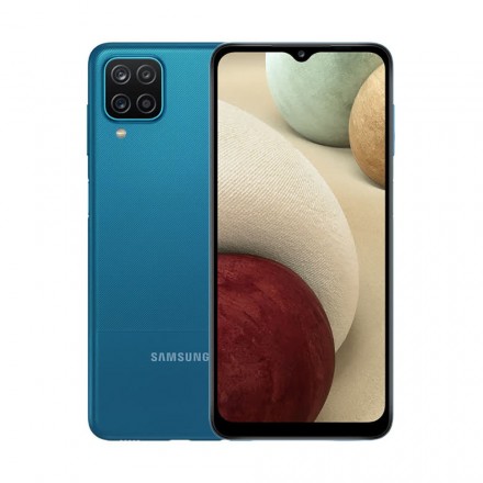 Смартфон Samsung Galaxy A12 64 ГБ синий