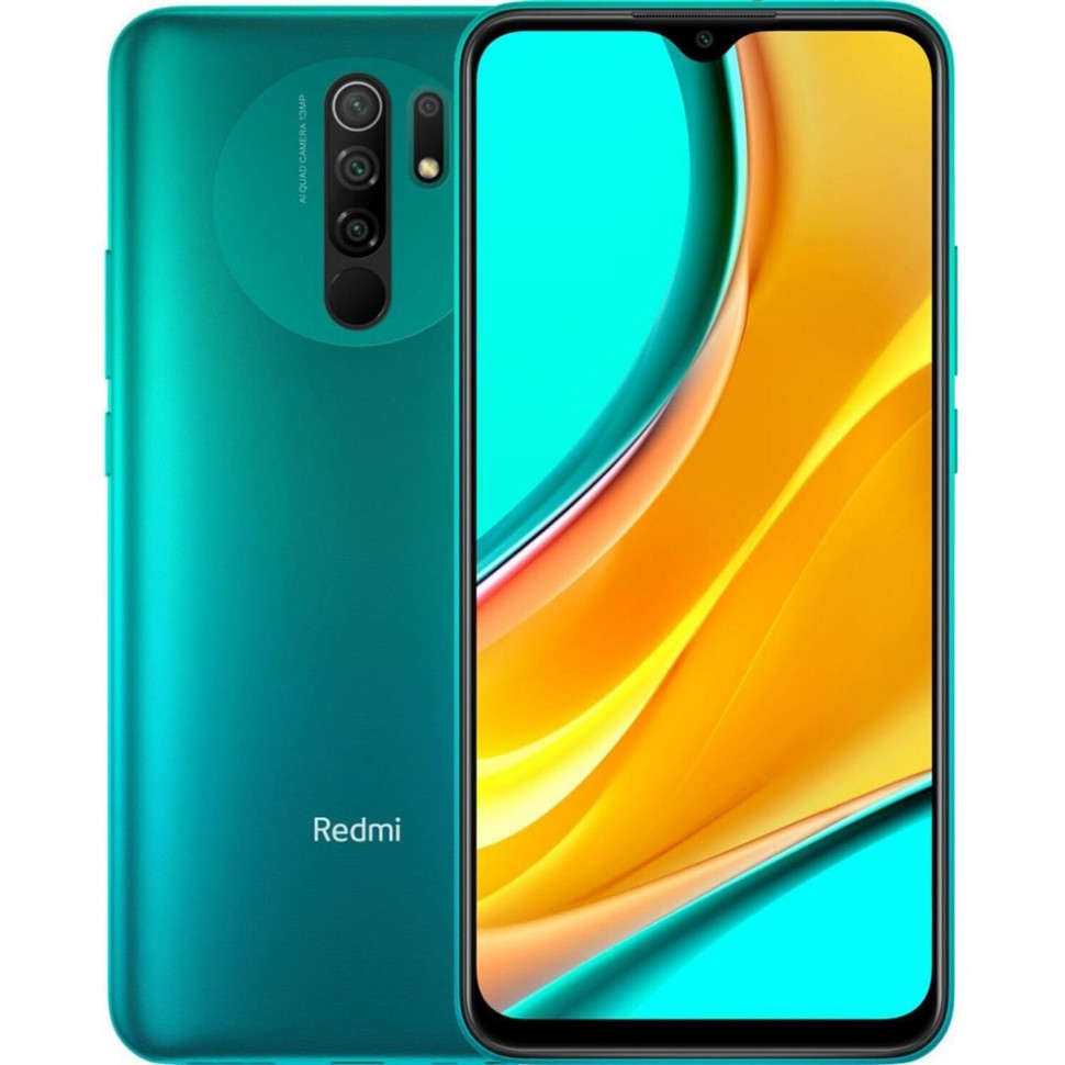 Смартфон Xiaomi Redmi 9 32 ГБ зелёный Смартфон Xiaomi Redmi 9 32 ГБ зелёный