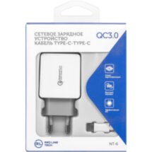 Зарядное устройство Red Line NT-6 (USB Type-C), белый