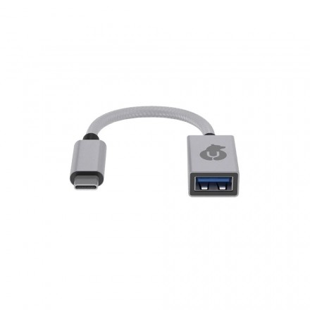 USB разветвитель  uBear USB-C hub Link HB02SL01-AC, серебристый