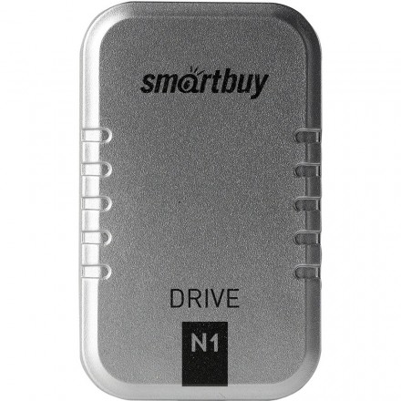 Внешний жесткий диск  SmartBuy 256GB N1 Drive Silver (SB256GB-N1S-U31C)