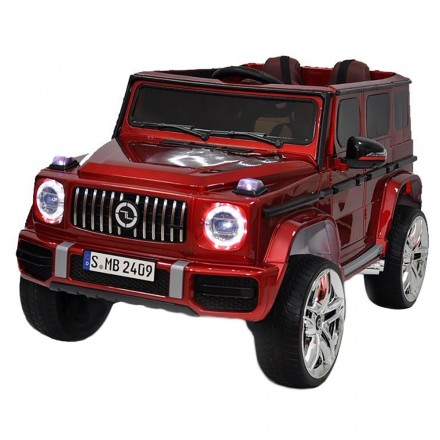 Детский электромобиль Toyland Mercedes Benz G63 с высокой дверью красный