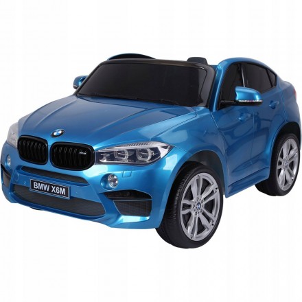 Детский электромобиль Toyland BMW X6M синий