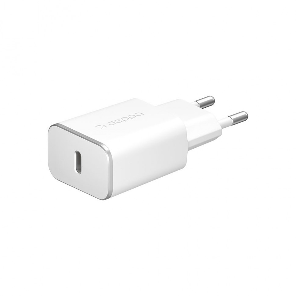 Зарядное устройство Deppa 11391 (USB Type-C), белый Зарядное устройство Deppa 11391 (USB Type-C), белый
