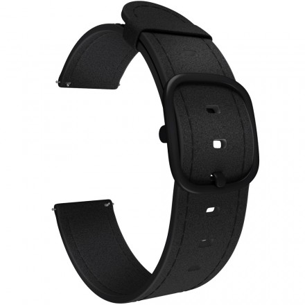 Ремешок для умных часов Lyambda Minkar 22 мм, черный (DSP-03-22)