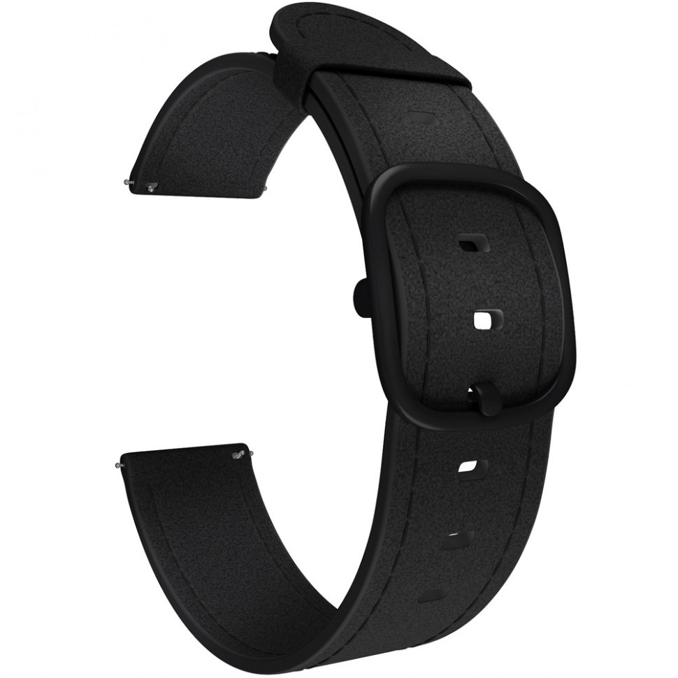 Ремешок для умных часов Lyambda Minkar 22 мм, черный (DSP-03-22)