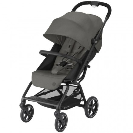 Детская коляска Cybex Eezy S+ 2 BLK Soho Grey с бампером