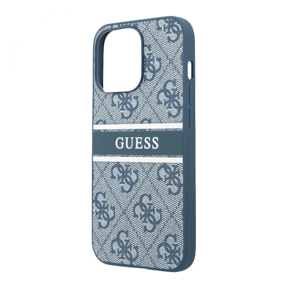 Чехол для смартфона Guess для Apple iPhone 13 Pro, синий Чехол для смартфона Guess для Apple iPhone 13 Pro, синий