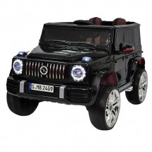 Детский электромобиль Toyland Mercedes Benz G63 с высокой дверью чёрный