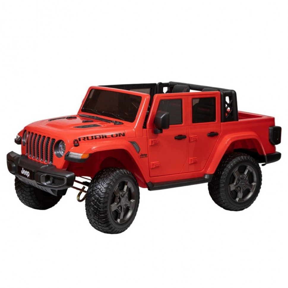Детский электромобиль Toyland Jeep Rubicon 6768R красный Детский электромобиль Toyland Jeep Rubicon 6768R красный