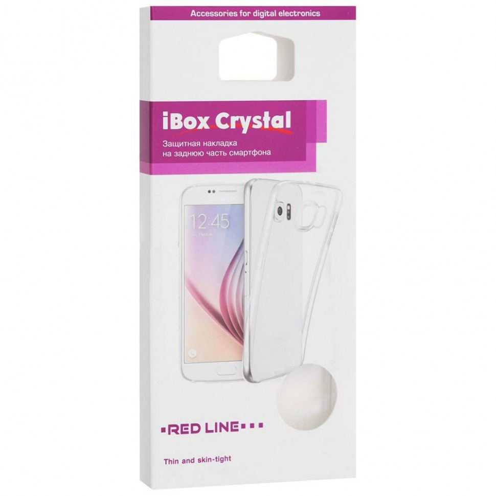 Чехол для смартфона Red Line iBox Crystal для Vivo Y91C, прозрачный Чехол для смартфона Red Line iBox Crystal для Vivo Y91C, прозрачный