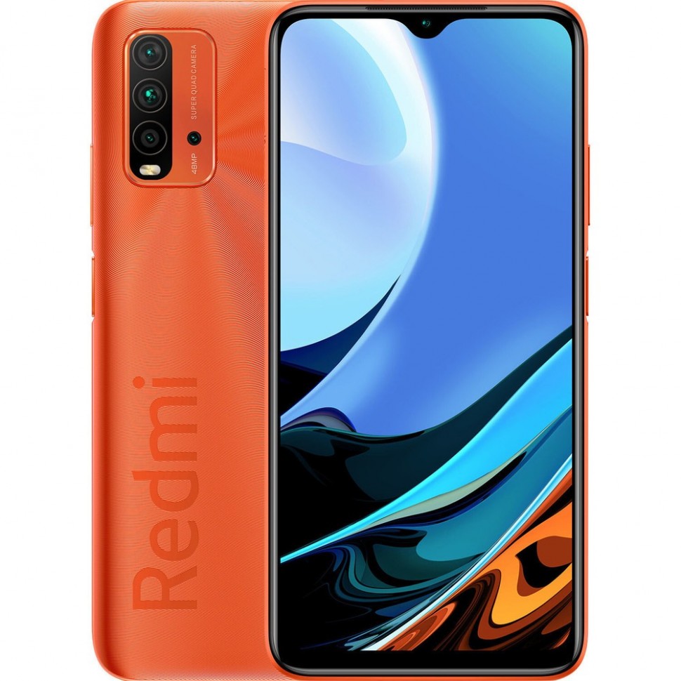 Смартфон Xiaomi Redmi 9T 64 ГБ оранжевый Смартфон Xiaomi Redmi 9T 64 ГБ оранжевый