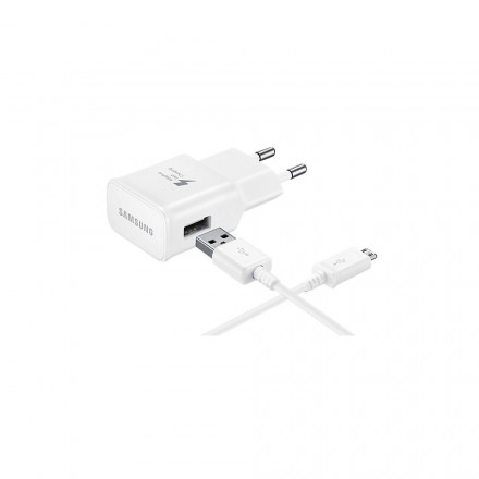 Зарядное устройство Samsung Fast Charging EP-TA20EWEUGRU, white