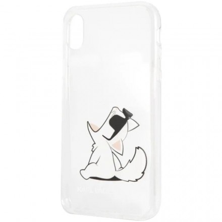 Чехол для смартфона Karl Lagerfeld Choupette Sunglasses для iPhone XR, прозрачный