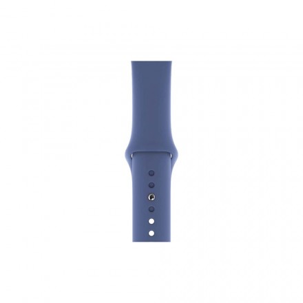 Ремешок для умных часов Apple Watch Sport Band 44 мм, синий лён (MXWR2ZM/A)